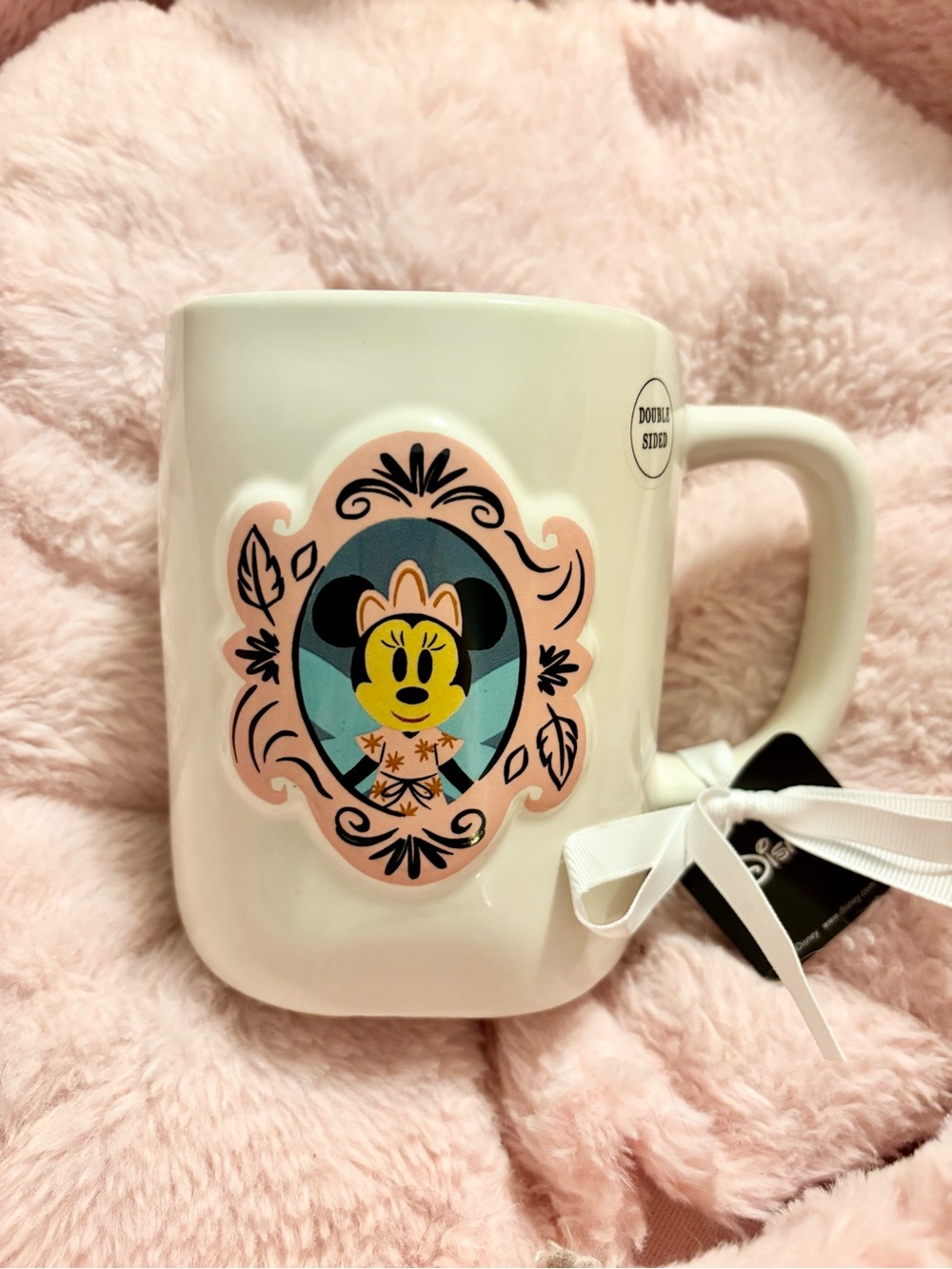 NWT Rae Dunn x Disney Minnie Mouse Halloween Mug “Happy Haunting”